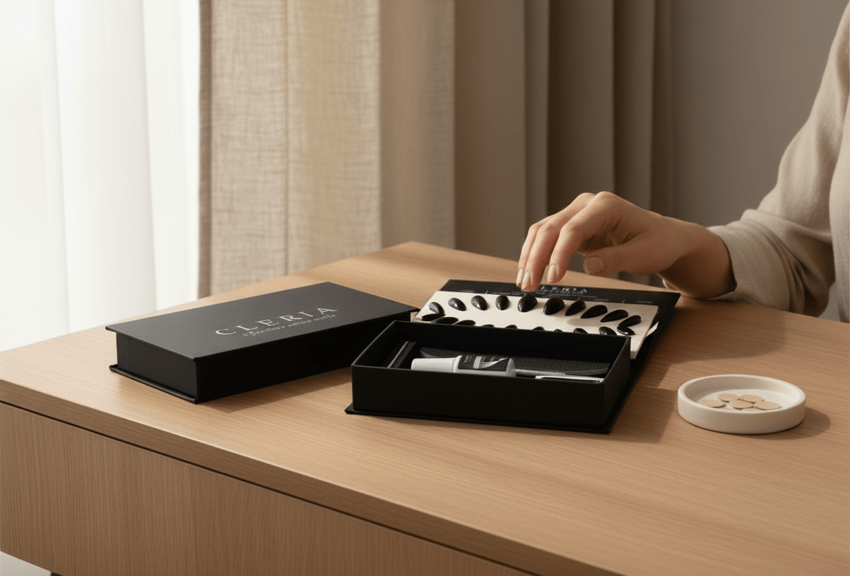 Signature Black | CLERIA Premium Press-On Nails