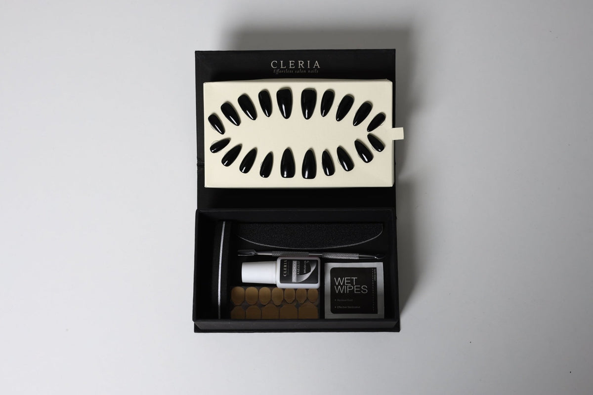 Signature Black | CLERIA Premium Press-On Nails