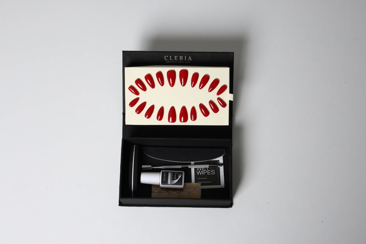 Signature Red | CLERIA Premium Press-On Nails