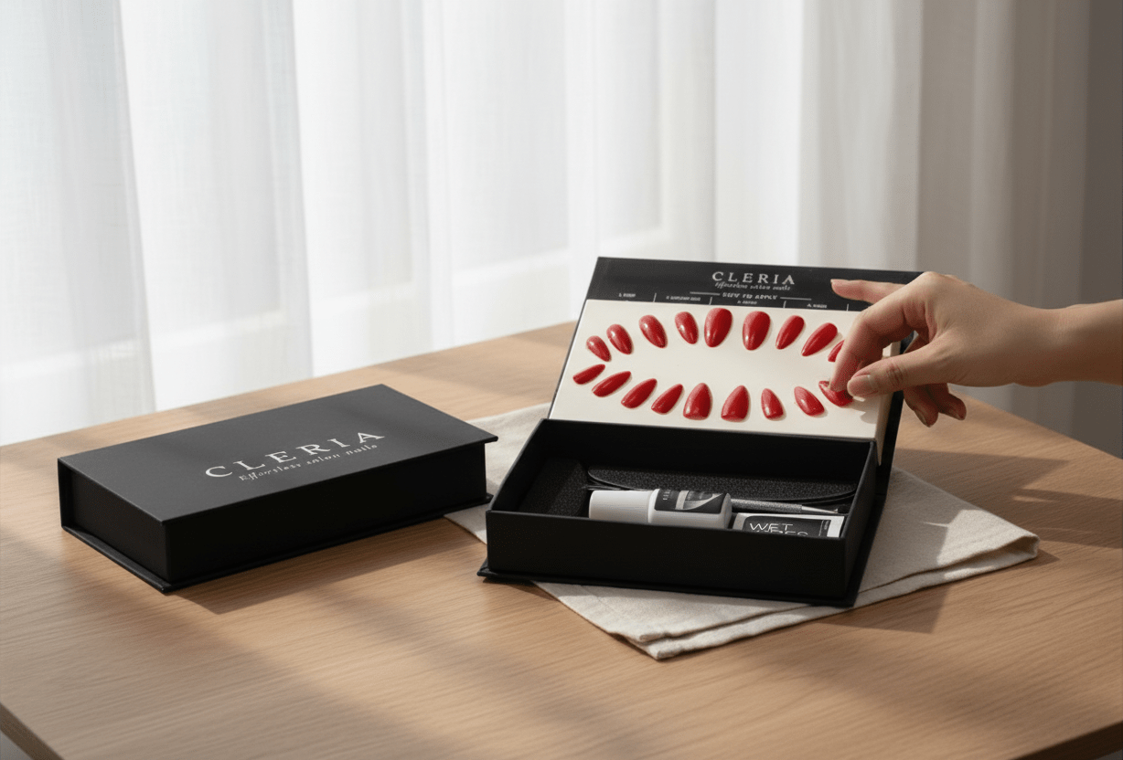 Signature Red | CLERIA Premium Press-On Nails