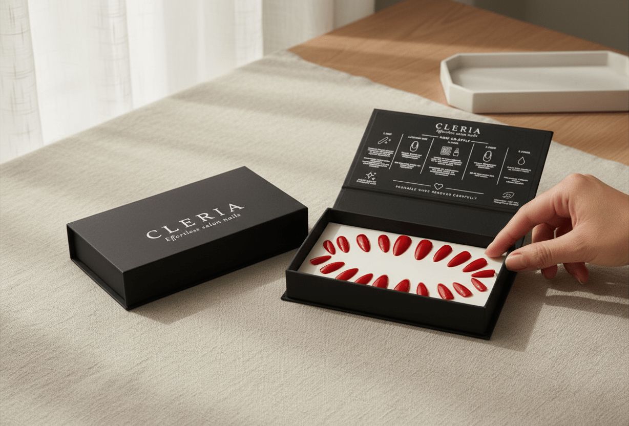 Signature Red | CLERIA Premium Press-On Nails