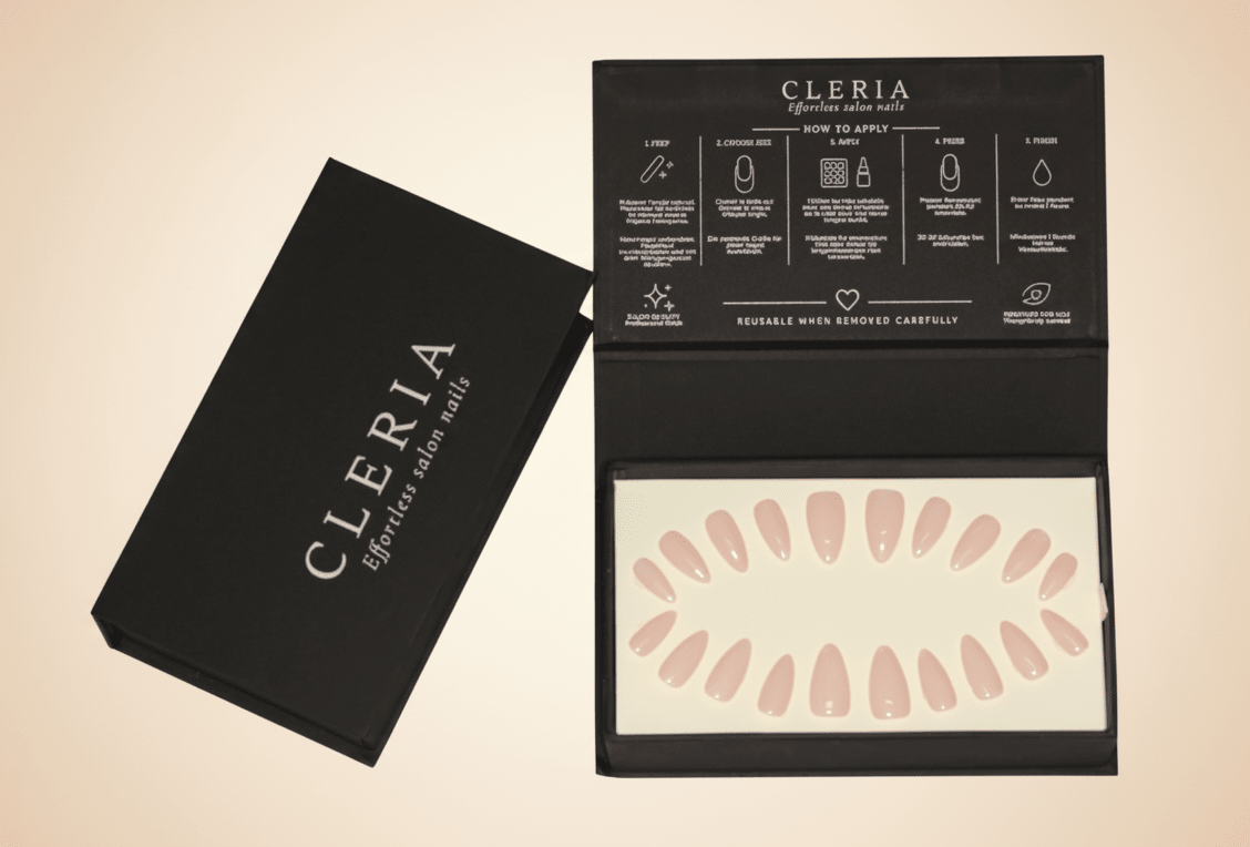 Soft Pink Nude | CLERIA Premium Press-On Nails